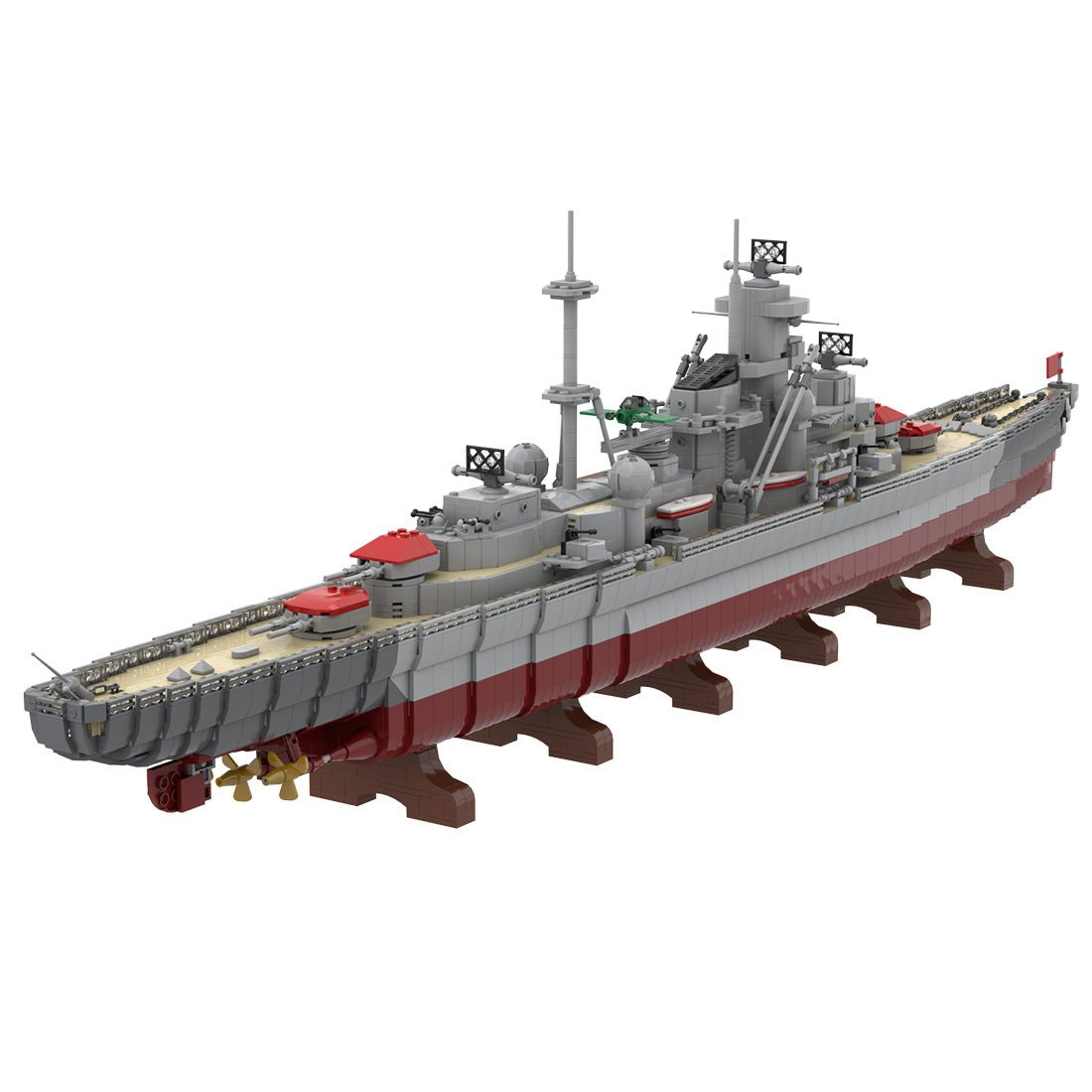 MOC - 119082 Prinz Eugen RC Cruiser - LesDiy -