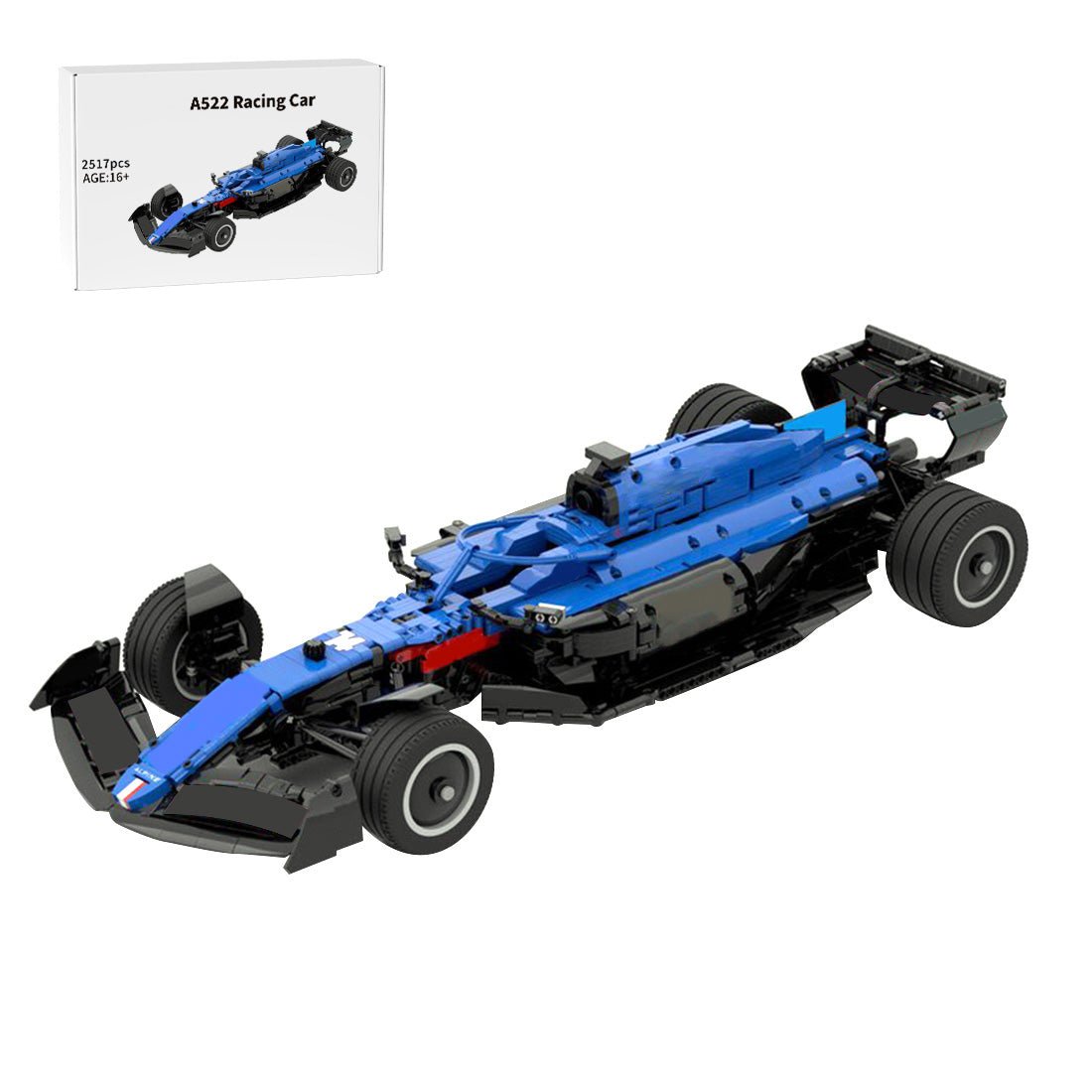 MOC - 119167 Alpine F1 A522 1:8 Scale - LesDiy -