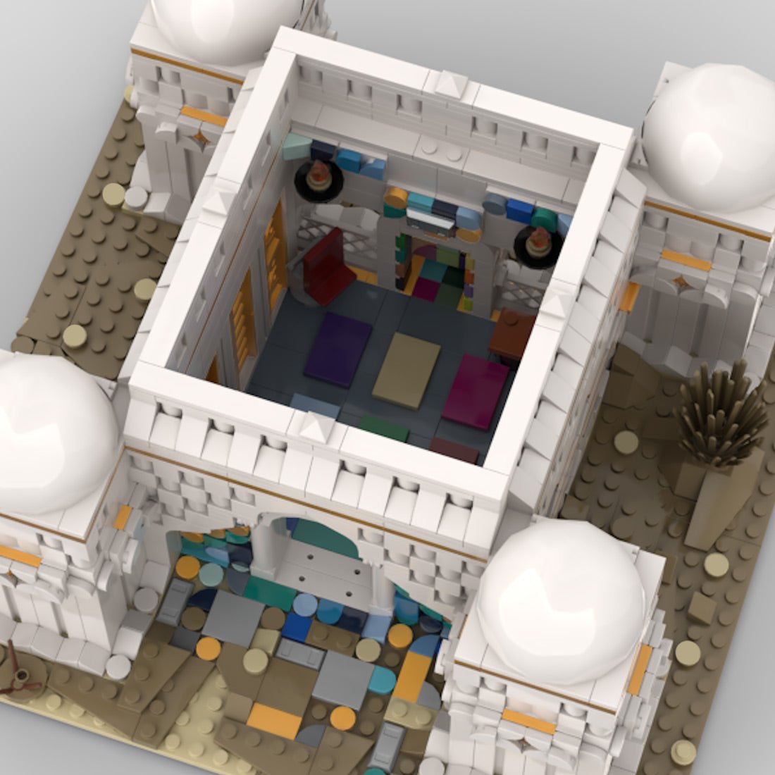 MOC-120253 Middle Eastern Mosque Building Blocks-LesDiy-MOC-