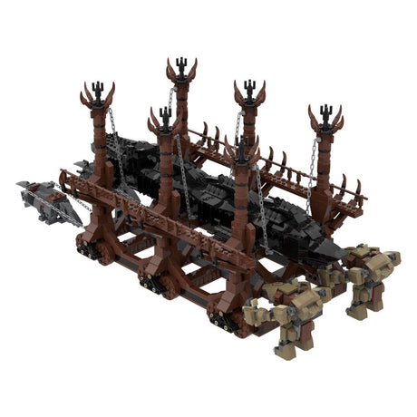 MOC - 122034 Wolf - head Siege Hammer Movie Model - LesDiy -