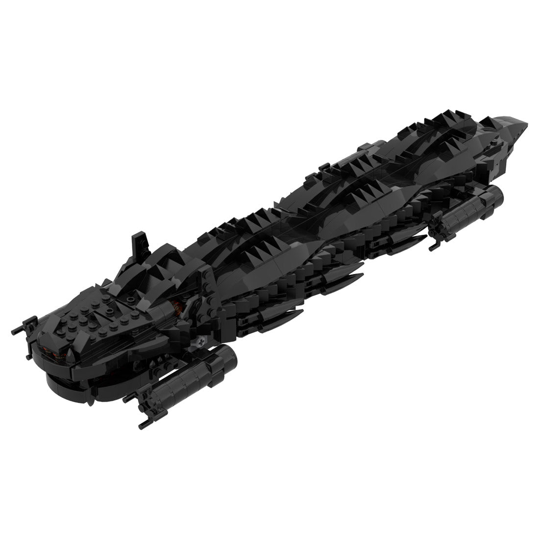 MOC - 122034 Wolf - head Siege Hammer Movie Model - LesDiy -