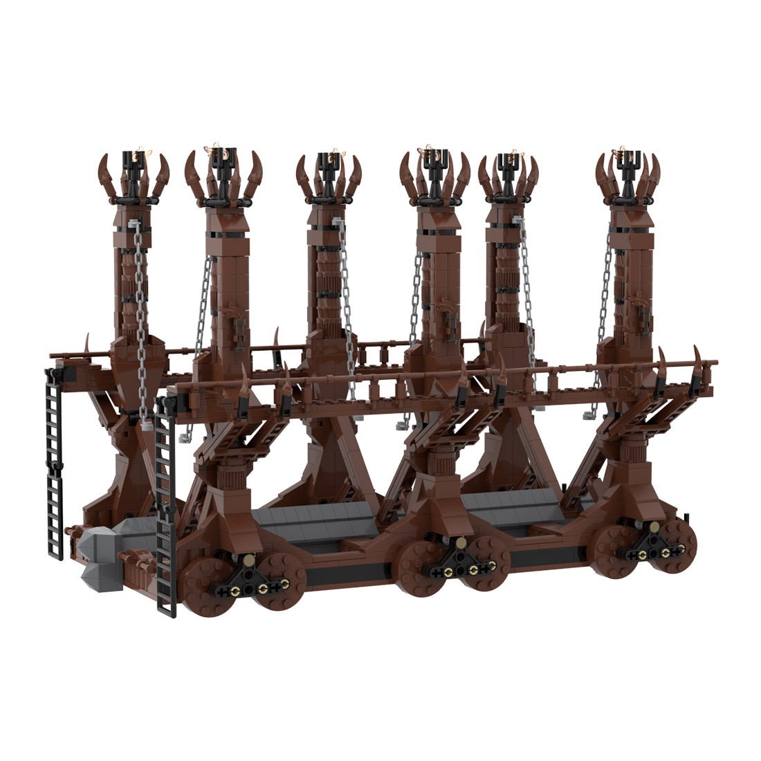 MOC - 122034 Wolf - head Siege Hammer Movie Model - LesDiy -