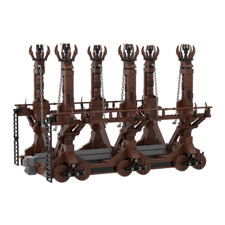 MOC - 122034 Wolf - head Siege Hammer Movie Model - LesDiy -