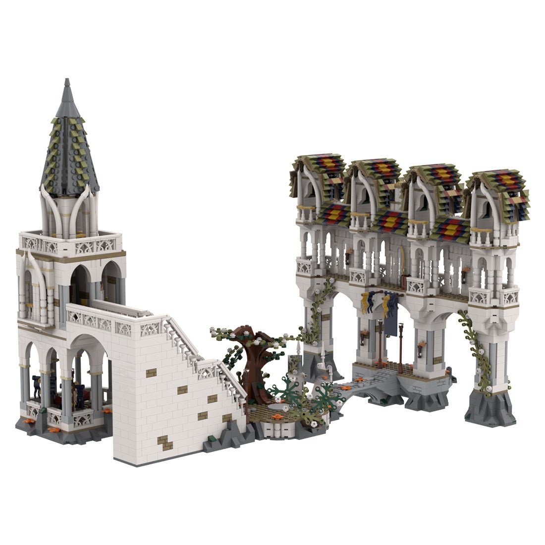 MOC - 122041 UCS Rivendell - Gates of Imladris - LesDiy -