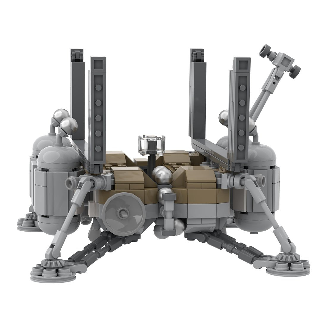 MOC - 122248 LOK Luna 17 (Ye - 8 series) (Soviet Moon Rover Lander) - LesDiy -