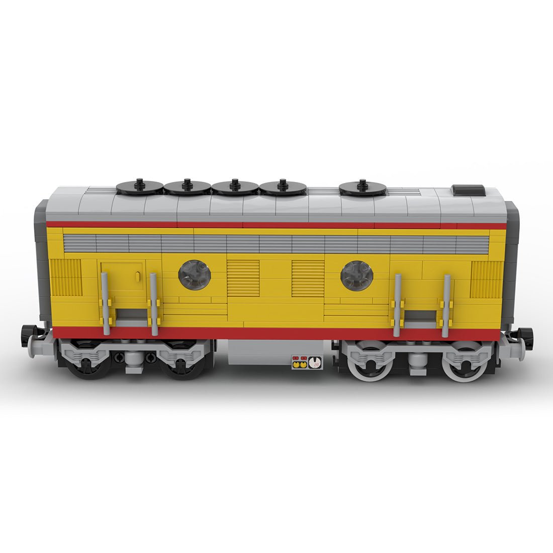 MOC - 122547 Union Pacific Locomotive Train B unit Model - LesDiy