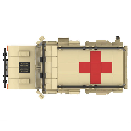 MOC - 122610 Military Ambulance Model Building blocks - LesDiy -