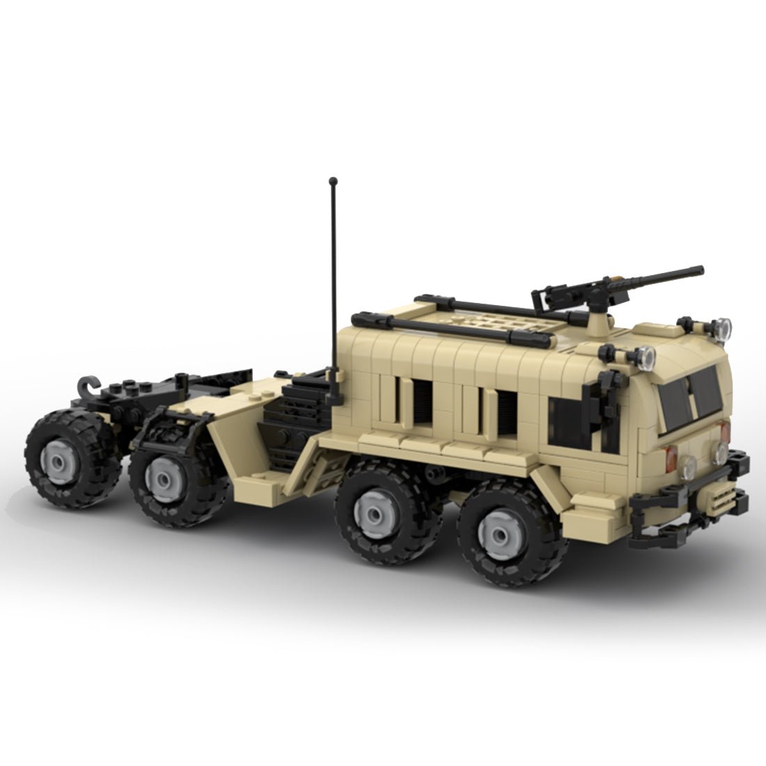 MOC - 122611 Military Truck Model Building blocks - LesDiy -