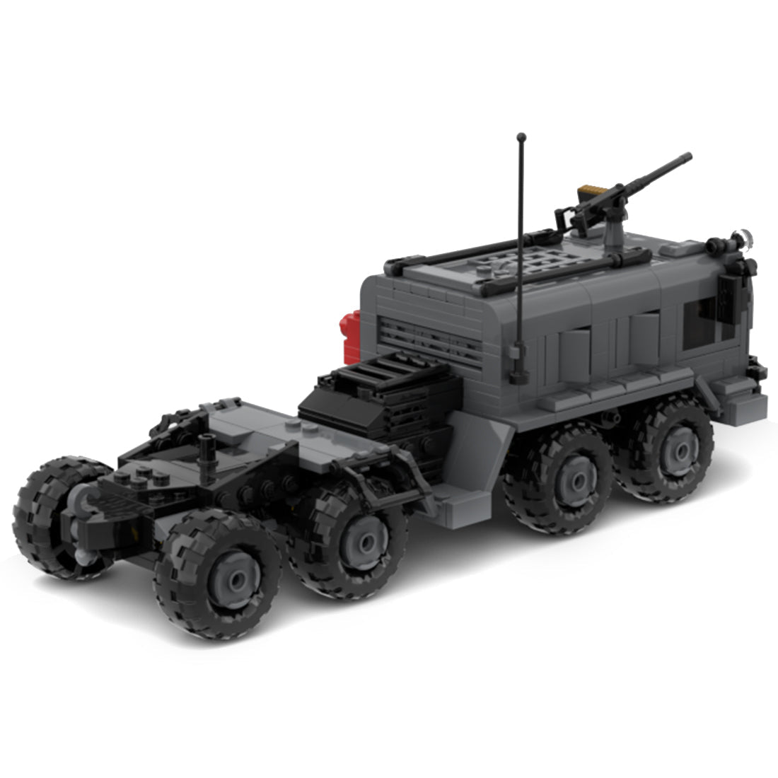 MOC - 122611 Military Truck Model Building blocks - LesDiy -