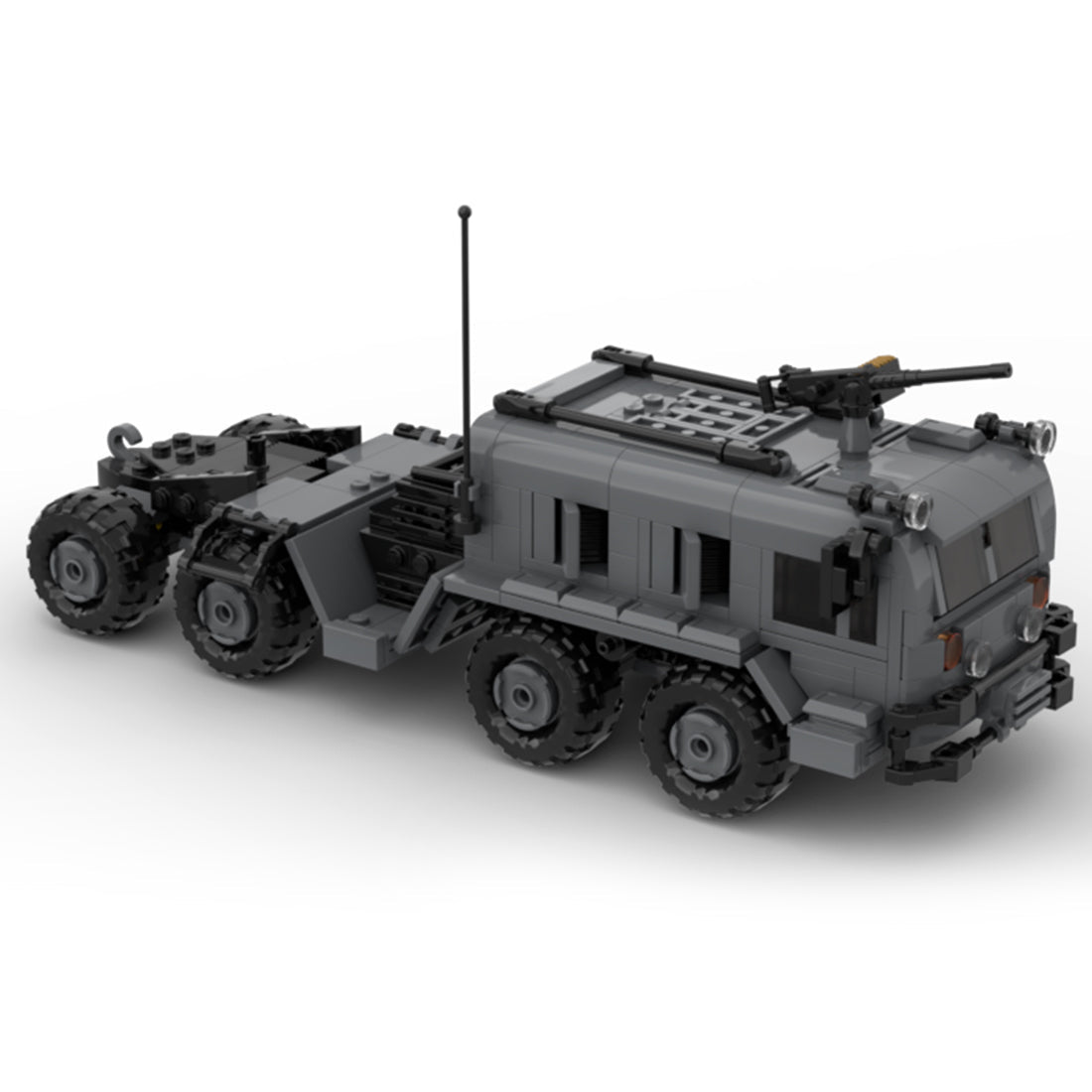 MOC - 122611 Military Truck Model Building blocks - LesDiy -
