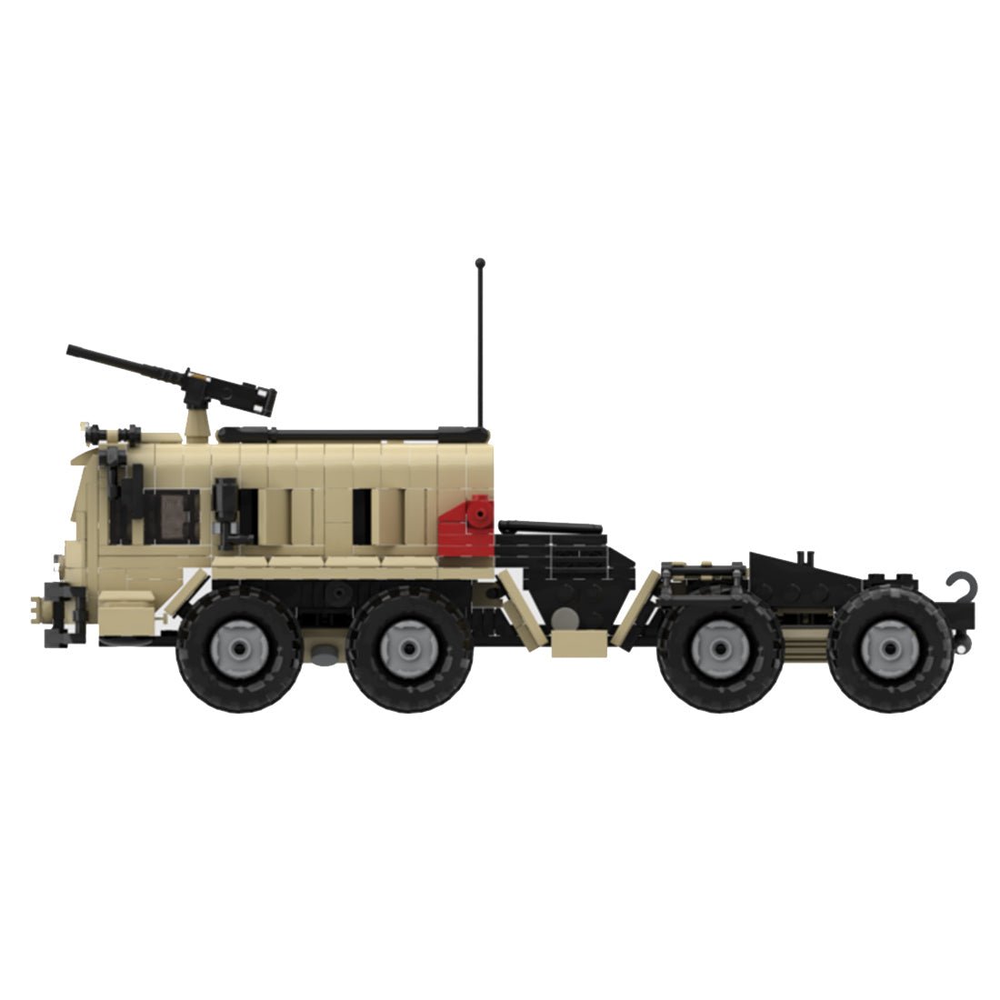 MOC - 122611 Military Truck Model Building blocks - LesDiy -