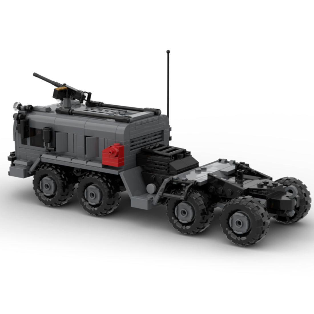 MOC - 122611 Military Truck Model Building blocks - LesDiy -