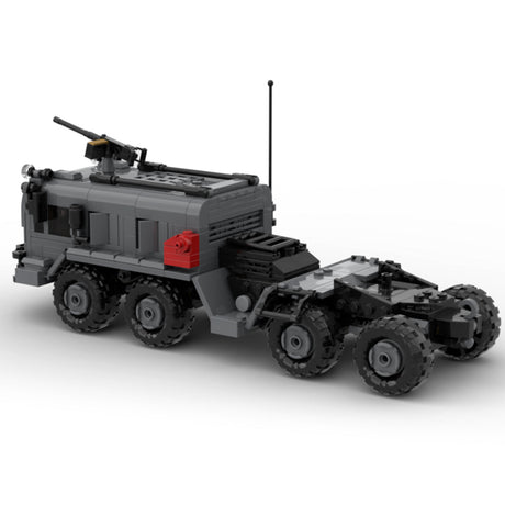 MOC - 122611 Military Truck Model Building blocks - LesDiy -