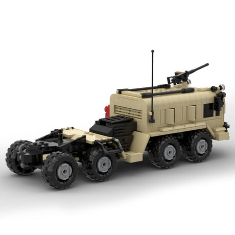 MOC - 122611 Military Truck Model Building blocks - LesDiy -