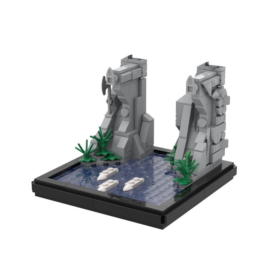 MOC - 123809 Medieval Expeditionary Bazaar - LesDiy -