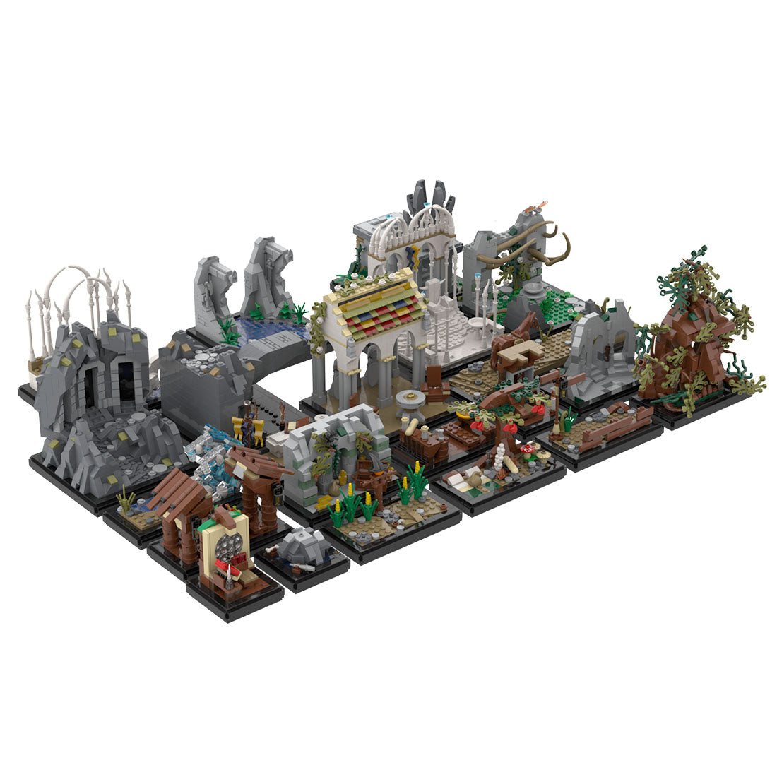 MOC - 123809 Medieval Expeditionary Bazaar - LesDiy -