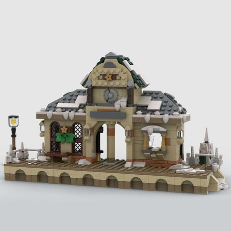 MOC - 124954 Christmas Winter Station - LesDiy -