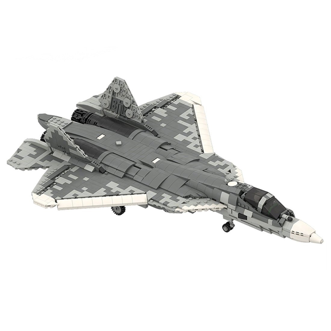 MOC - 125117 Sukhoi SU - 57 Felon | 1:35 Scale Set Building Blocks - LesDiy - Building Blocks