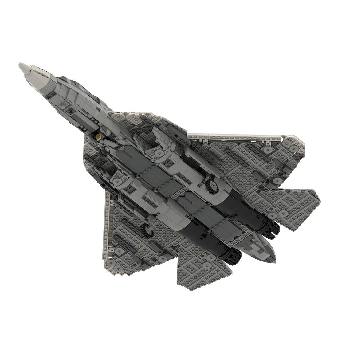MOC - 125117 Sukhoi SU - 57 Felon | 1:35 Scale Set Building Blocks - LesDiy - Building Blocks