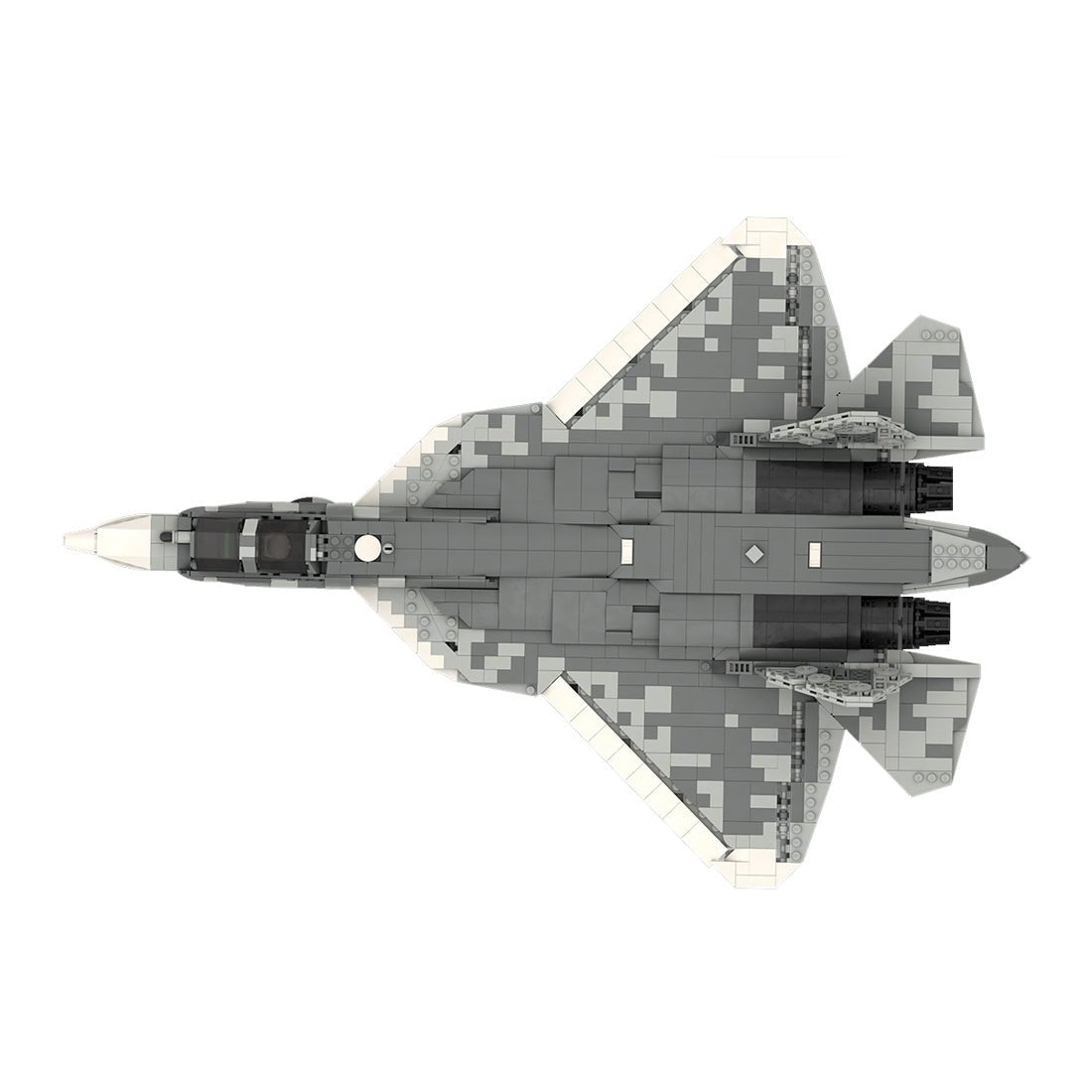 MOC - 125117 Sukhoi SU - 57 Felon | 1:35 Scale Set Building Blocks - LesDiy - Building Blocks