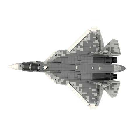 MOC - 125117 Sukhoi SU - 57 Felon | 1:35 Scale Set Building Blocks - LesDiy - Building Blocks