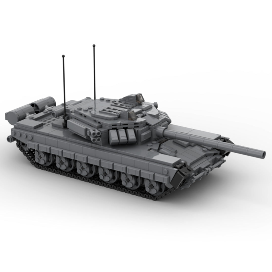 MOC - 125128 1/35 T - 90 Main Battle Tank Model - LesDiy -