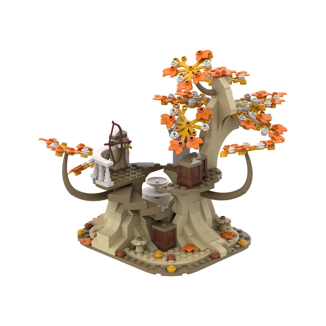 MOC - 125500 Magic Tree House - UCS Lothlorien - LesDiy -