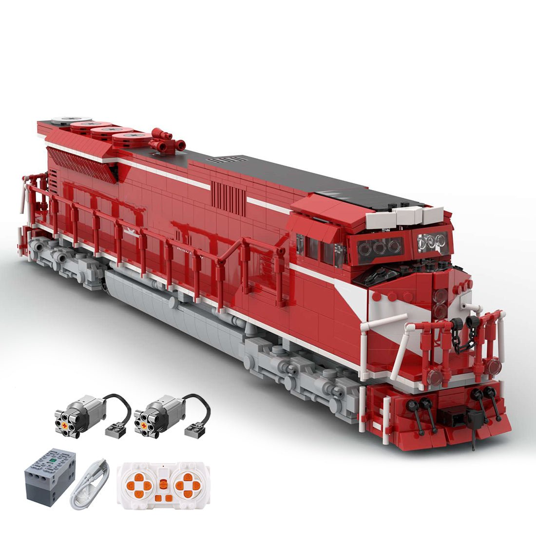 MOC - 126405 EMD SD90/43MAC The Indiana Railroad Train Model - LesDiy - Locomotive -