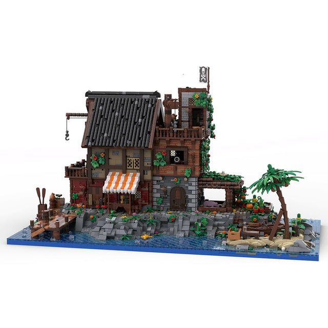 MOC - 126702 Pirate Van Dyke's Island Model - LesDiy -
