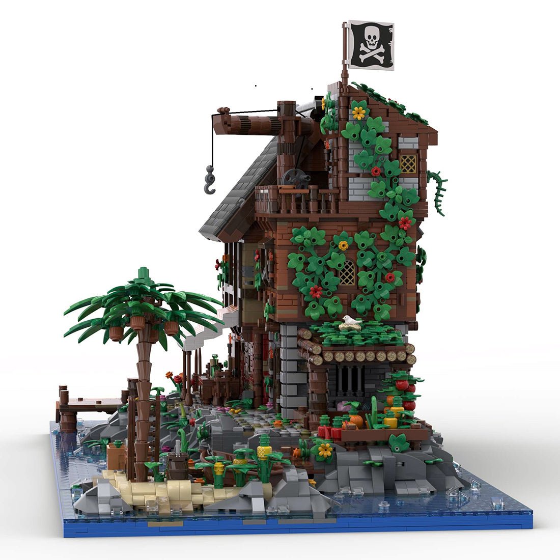 MOC - 126702 Pirate Van Dyke's Island Model - LesDiy -