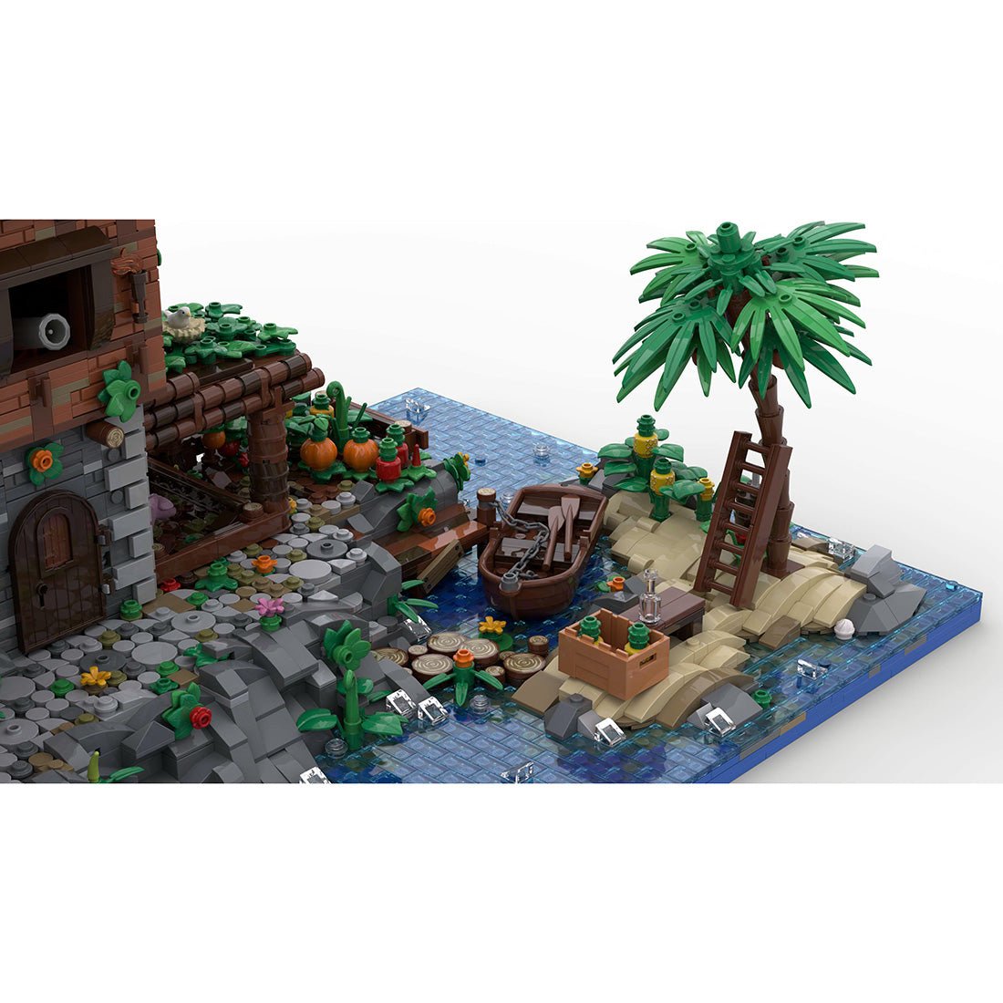 MOC - 126702 Pirate Van Dyke's Island Model - LesDiy -