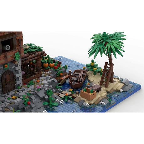 MOC - 126702 Pirate Van Dyke's Island Model - LesDiy -