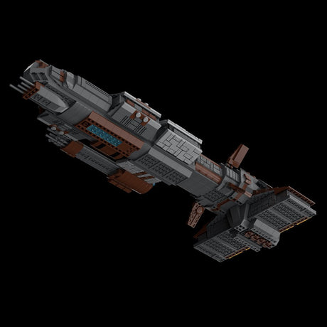 MOC - 126952 Lantean Aurora - class Sci - fi Battleship - LesDiy -
