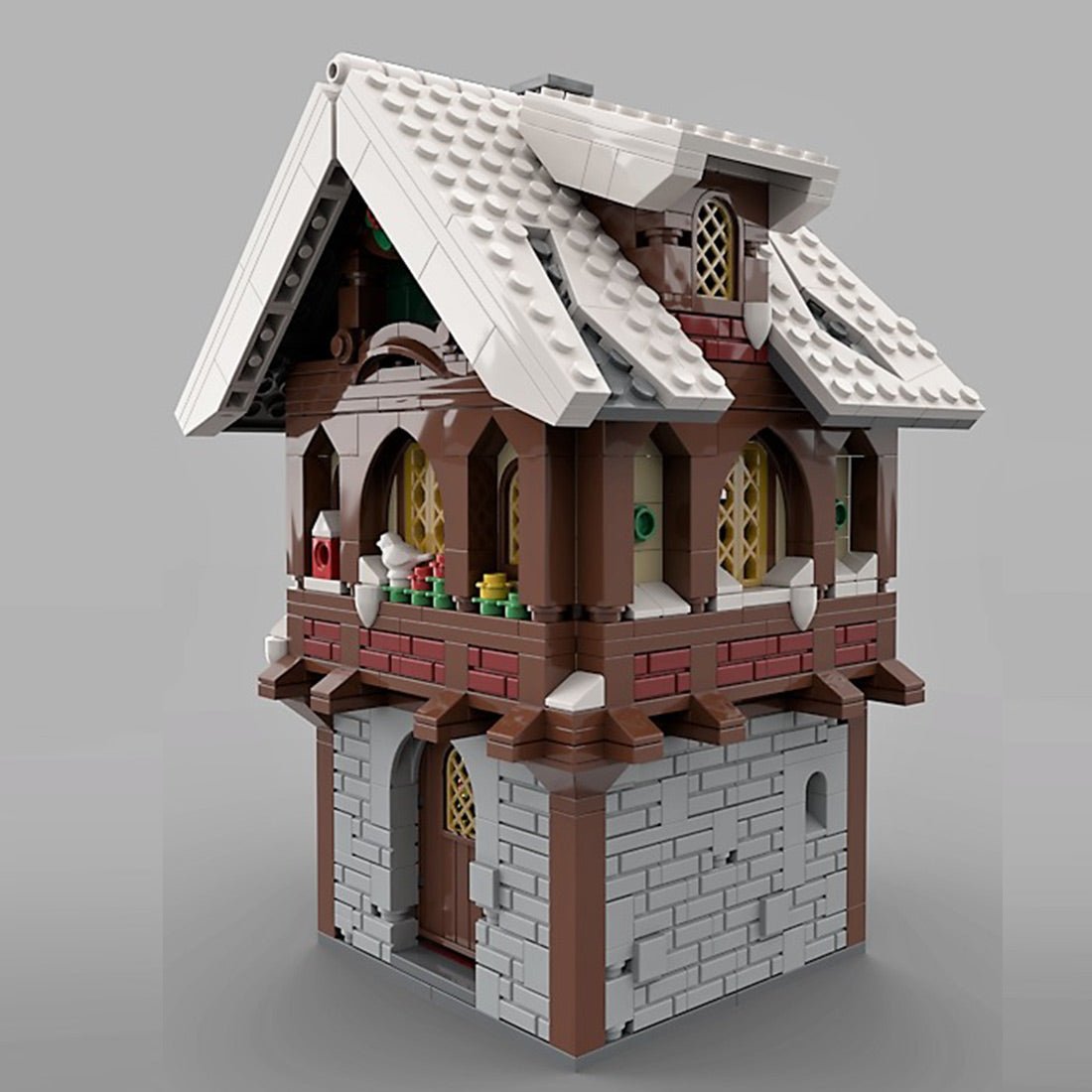 MOC - 126956 Winter Village House - LesDiy