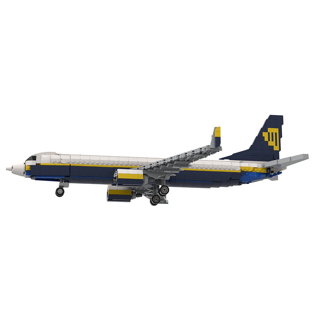 MOC - 127217 1/80 Boeing 737 Large Jetliner - Ryanair - LesDiy -