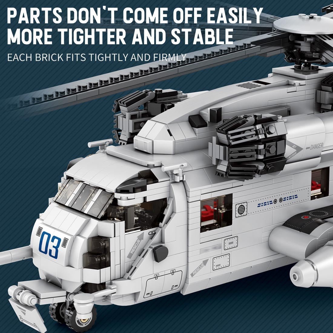 MOC - 127265 Sikorsky CH - 53E Super Stallion (US Warehouse) - LesDiy -