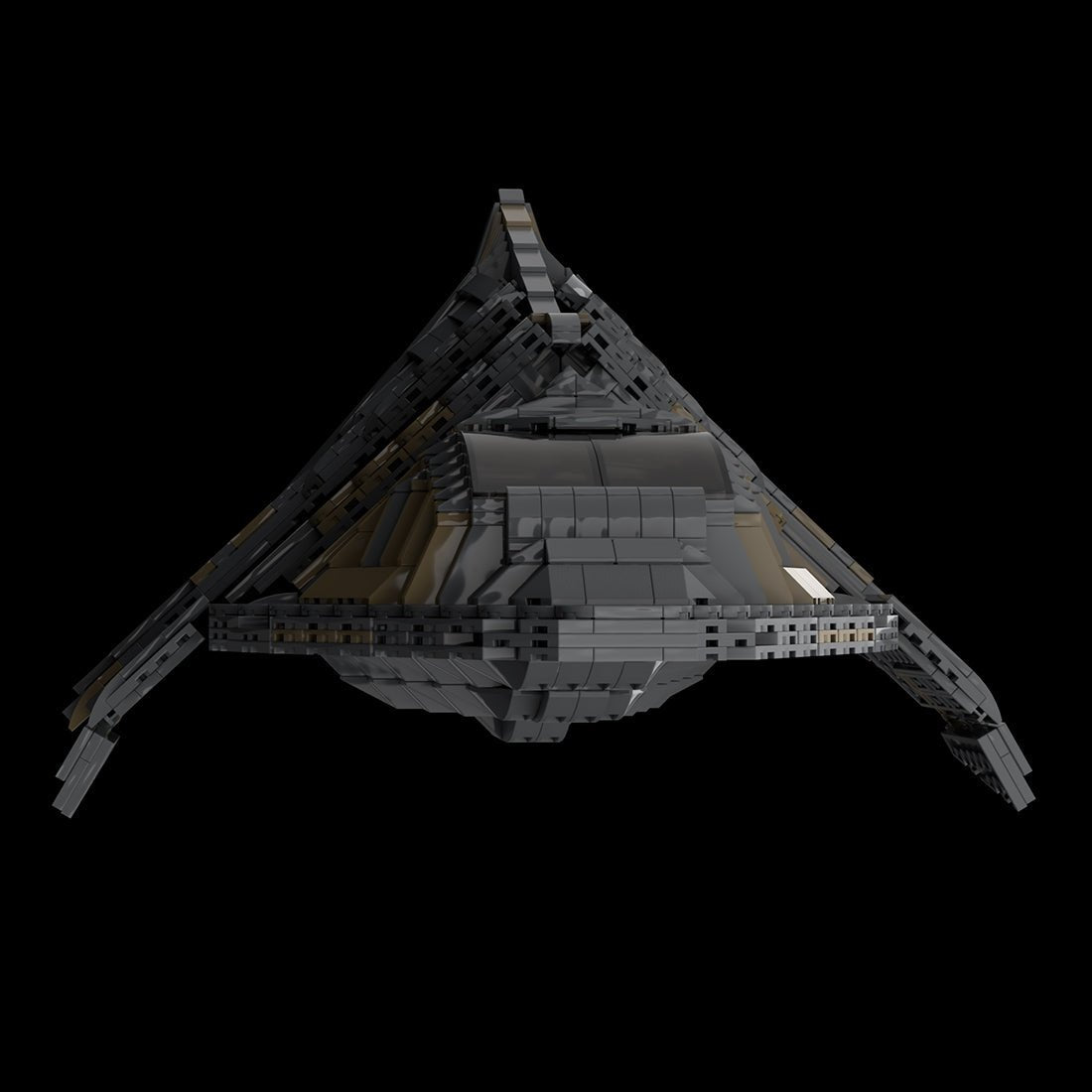 MOC - 127310 Goa'uld Tel'Tak Sci - fi Battleship - LesDiy -