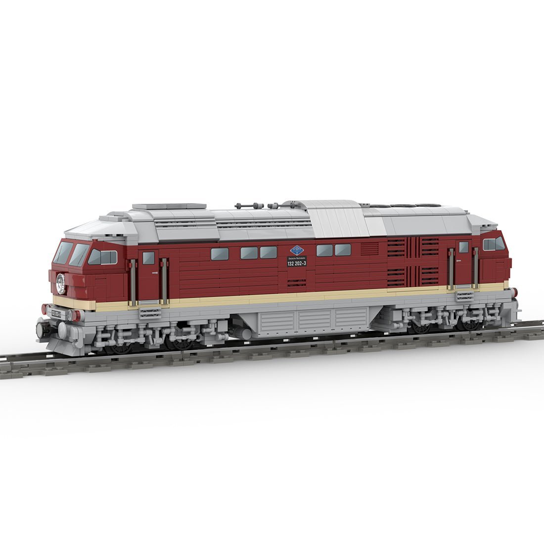 MOC - 127747 Electric Diesel Locomotive BR132 - LesDiy - Locomotive