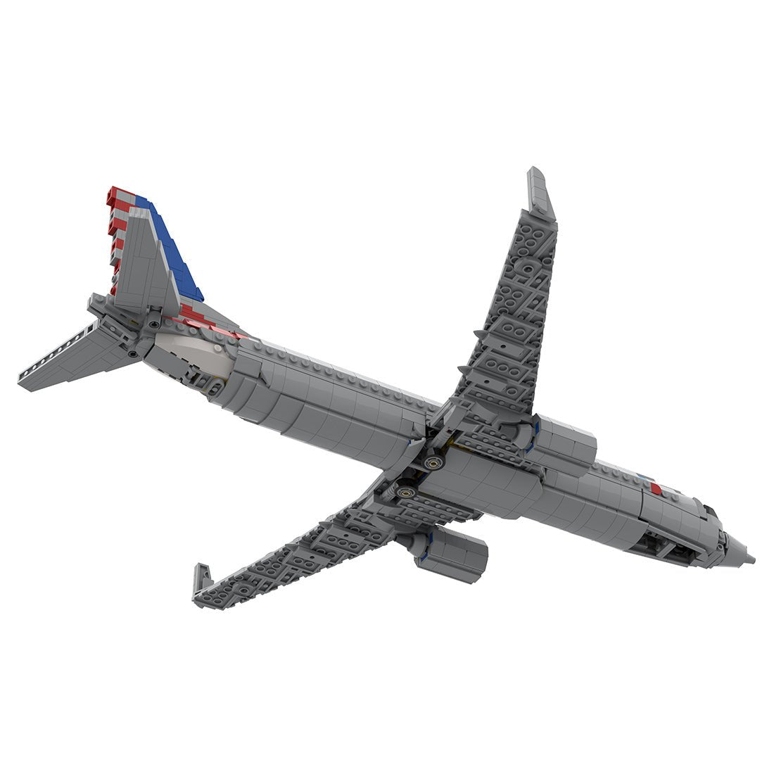 MOC - 127873 1/80 Boeing 737 Large Jetliner - American - LesDiy -