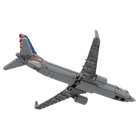 MOC - 127873 1/80 Boeing 737 Large Jetliner - American - LesDiy -