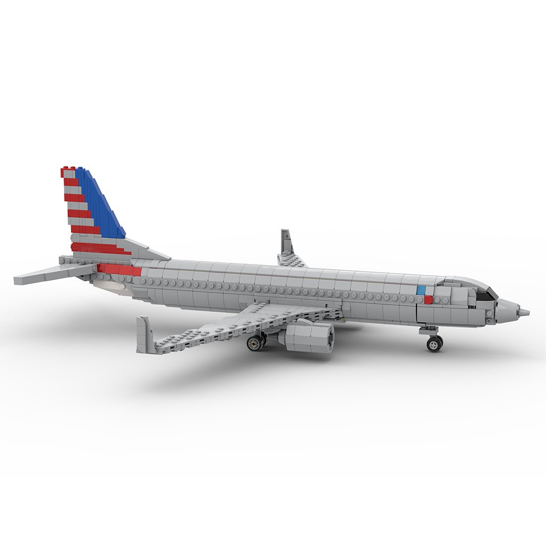 MOC - 127873 1/80 Boeing 737 Large Jetliner - American - LesDiy -