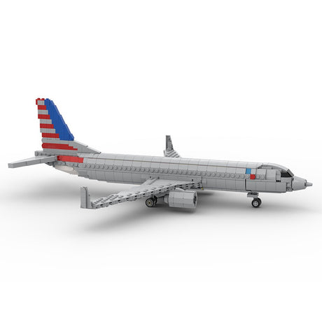 MOC - 127873 1/80 Boeing 737 Large Jetliner - American - LesDiy -