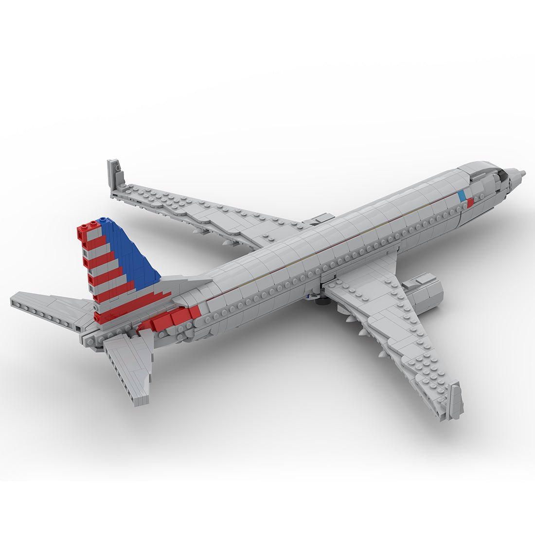 MOC - 127873 1/80 Boeing 737 Large Jetliner - American - LesDiy -