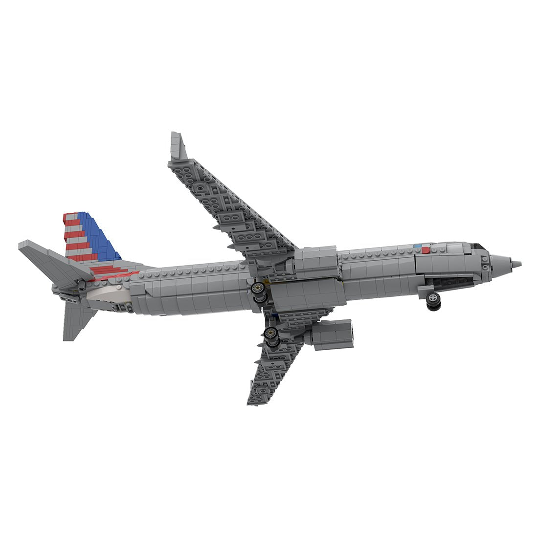 MOC - 127873 1/80 Boeing 737 Large Jetliner - American - LesDiy -