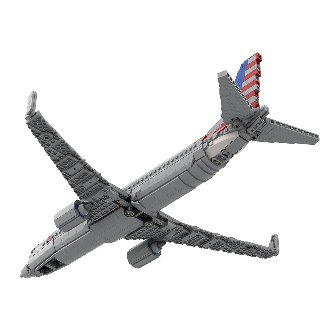 MOC - 127873 1/80 Boeing 737 Large Jetliner - American - LesDiy -