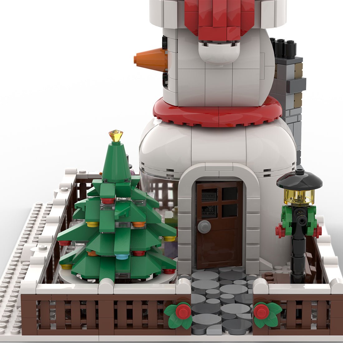 MOC - 128658 Snowman Hut Building - LesDiy -