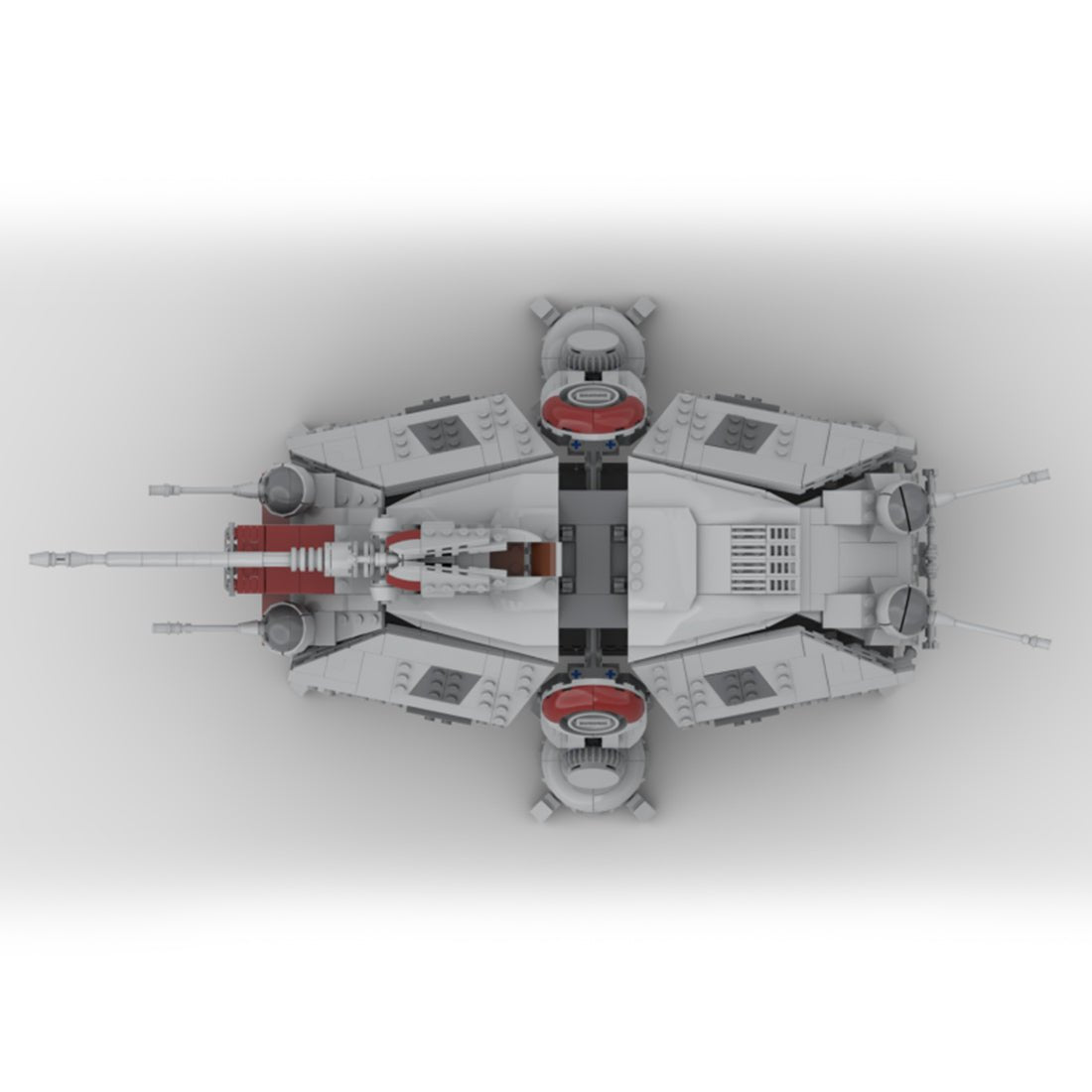 MOC - 129096 Sci - fi Multifunctional Ground Walking Vehicle Building Blocks - LesDiy - Locomotive