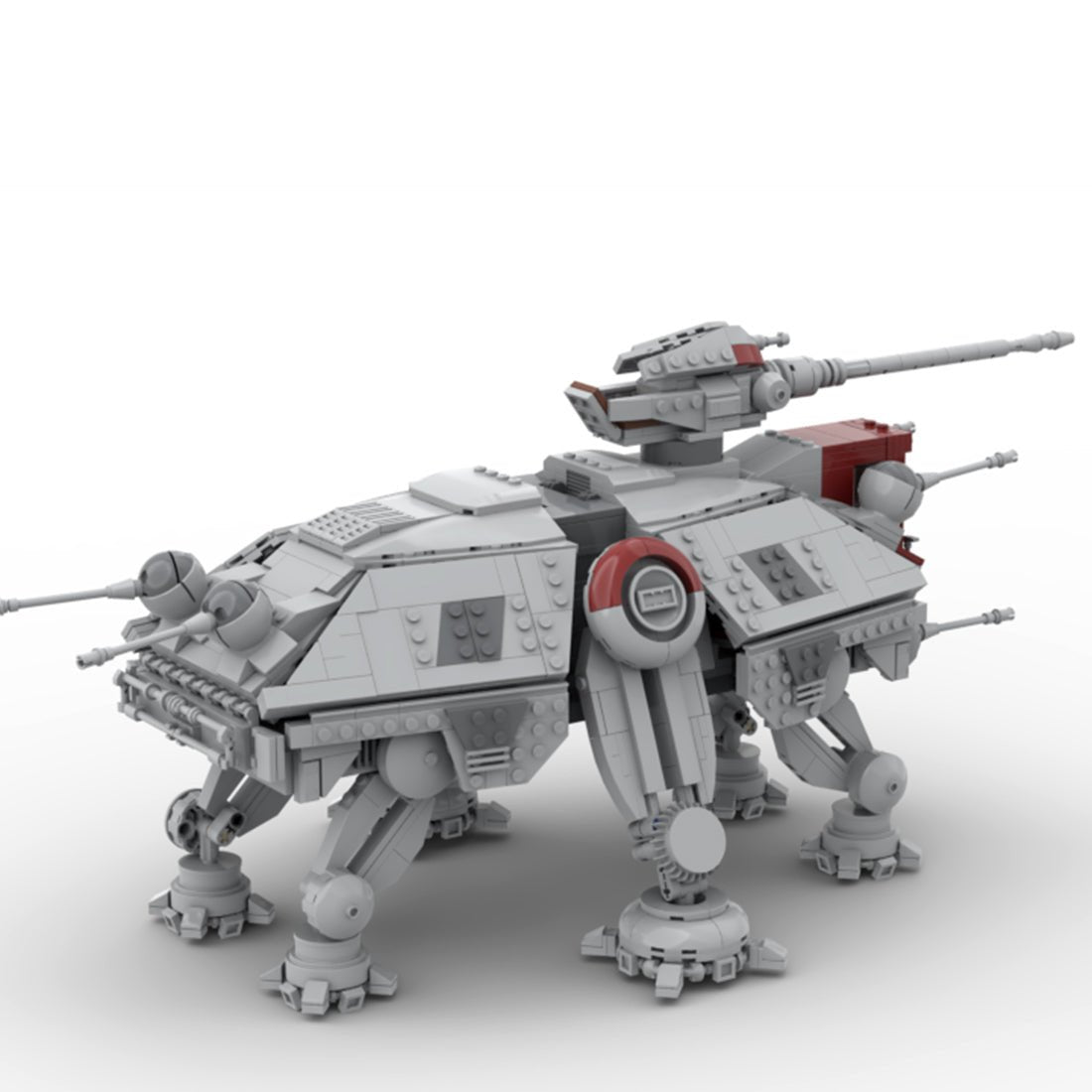 MOC - 129096 Sci - fi Multifunctional Ground Walking Vehicle Building Blocks - LesDiy - Locomotive