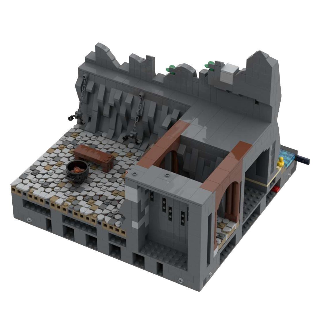 MOC - 130522 E1 Shore and Torture Chamber Building Blocks Set - LesDiy - Building Blocks