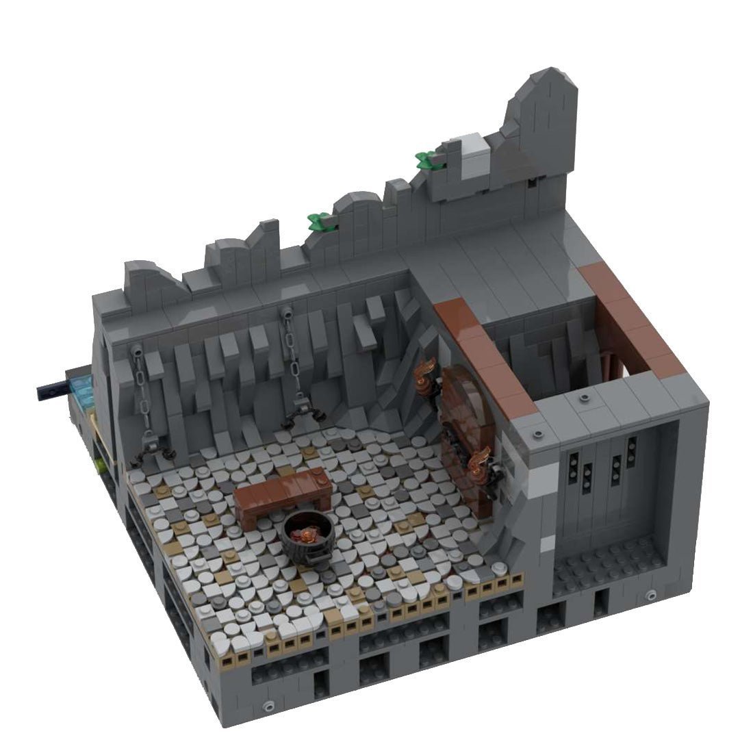 MOC - 130522 E1 Shore and Torture Chamber Building Blocks Set - LesDiy - Building Blocks